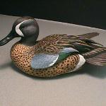 Blue-winged Teal Drake - Decorative Floating Lifesize